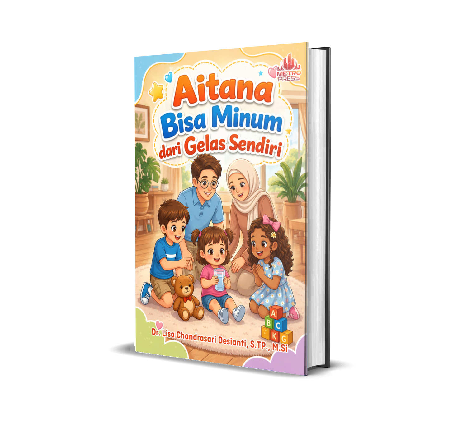 AITANA BISA MINUM DARI GELAS SENDIRI