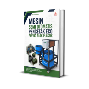 MESIN SEMI AUTOMATIS PENCETAK ECO PAVING BLOK PLASTIK